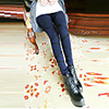 ZhenSiMan Warm Slim Stripe Bottoming Pant(Screen Color)