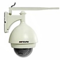 ZONEWAY 720P HD PTZ Waterproof Wireless IP Camera (Plug and Play,  3x Optical Zoom, Motion Detection)