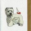 3 x Mix and Match illustrated Dog Cards - Westie