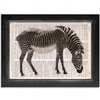 A Wonderful Zebra - Dictionary Print
