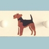 Airedale Coat Hooks