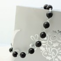 Black Agate Turtle Necklace