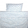 Blue star toddler cot bed duvet set