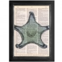 Blue Starfish - Dictionary Print