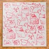 Cats Handprinted Card