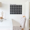 Chalkboard monthly planner wall sticker