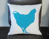 Chicken Sofa Cushion - Teal