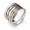 Diary Wide Concave Spin Ring