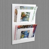 Double Tier Magazine Rack