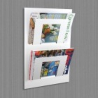 Double Tier Magazine Rack