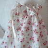 DRAWSTRING BAG - LINGERIE SHOE STORAGE - Shabby chic Ditsy Fabric