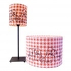 Elephant small lampshade,  orange and white