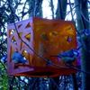 flock-follies dual function bird feeder/tea light lantern