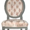 French Buttoned Boudoir Chair