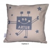 Funny Robot personalised cushion