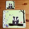 Furry Badger Placemat And Coaster Set