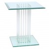 GREENAPPLE GLASS SQUARE SIDE TABLE