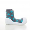 Grey Polka Dot Shoes