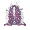 Gypsy Cowhide Rug (Purple)