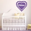 Heart with Name - Wall Sticker