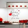 Kitchen Heart of our home...Wall Sticker Decal - New