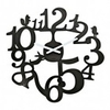 Koziol Pip Black Wall Clock