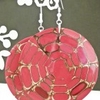 Kurranulla Shell Earrings - Fuchsia