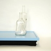 Light blue Laptop Lap Desk or Breakfast serving Tray - with black cotton Pillow