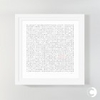 London Word Search Silkscreen Print - Edition of 100