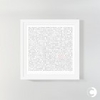 London Word Search Silkscreen Print - Small - Edition of 100
