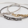 Moving Silver Filigree Bangle