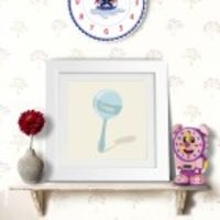 Nursery Collection Rattles 1 - Personalised Artwork