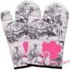 Oven gloves grey jouy - Set of 2