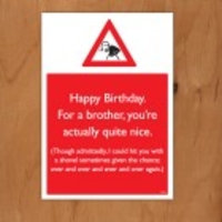 Over & Over Brother Card