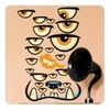 Ozzie Fabric Wall Stickers set (non vinyl)