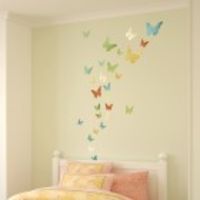 Patterned Butterfly Wall Stickers