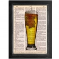 Pint of Beer - Dictionary Print