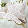 Red Hearts And Roses Qulited Pillowsham