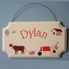Retro Farm Plaque Door Hanger