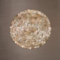 Sequin Circle on rectangle canvas