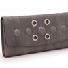Shagreen Eel Skin Long Purse