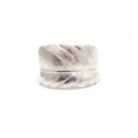 Silver Feather Ring