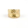 Solid Gold Feather Ring