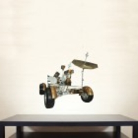 Space Moon Buggy Wall Stickers