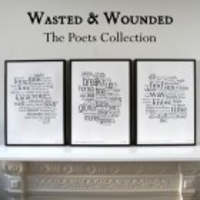 The Poets Collection of 3 Limited Edition Letterpress Prints.
