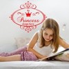 The Princess Sleeps Here - Kids Bedroom Wall Decor