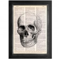 The Skull - Dictionary Print