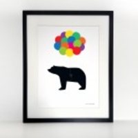 Up,  Up,  and Away A3 Print