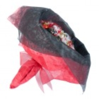 Valentines Day Chocolate Posy - Scarlet Red