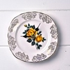 Yellow Rose Vintage Wall Clock